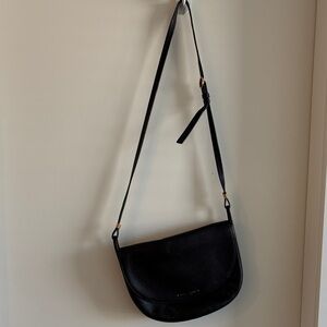Marc Jacobs Black Crossbody Saddle Bag